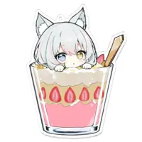 Hyougetsuka Felicia - Acrylic Key Chain - Key Chain - VTuber Size-100 x 100 (mm)