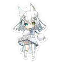 Hyougetsuka Felicia - Acrylic Key Chain - Key Chain - VTuber Size-70 x 70 (mm)