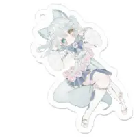 Hyougetsuka Felicia - Acrylic Key Chain - Key Chain - VTuber Size-50 x 50 (mm)