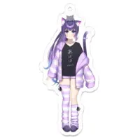 Miiya - Acrylic Key Chain - Key Chain - VTuber Size-70 x 70 (mm)