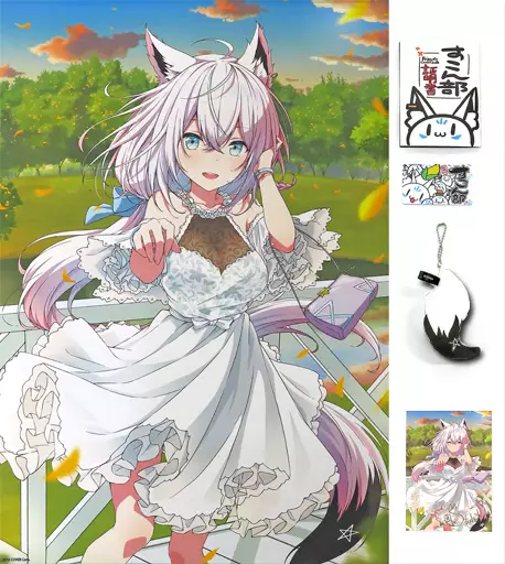 Shirakami Fubuki - Postcard - Plush - Tapestry - Birthday Merch Complete Set - hololive