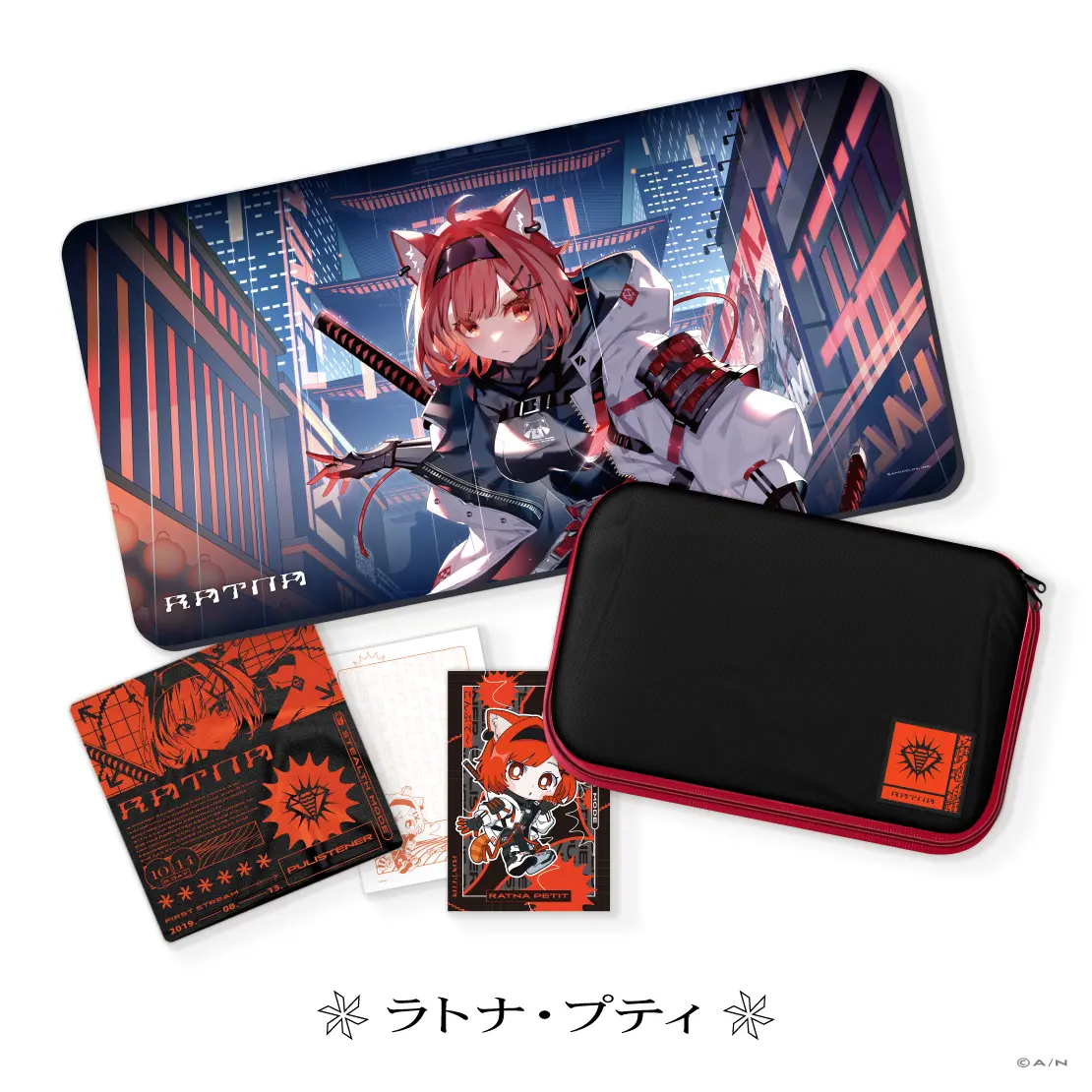 Ratna Petit - NIJISANJI Stealth Mode Type - Desk Mat - Pouch - Multi Cloth - Character Card - Nijisanji