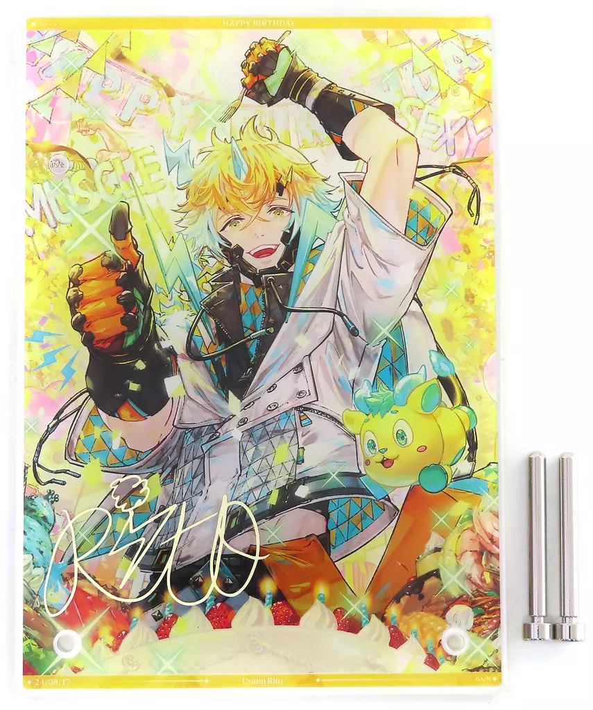 Usami Rito - Acrylic Art Plate - Acrylic stand - Nijisanji