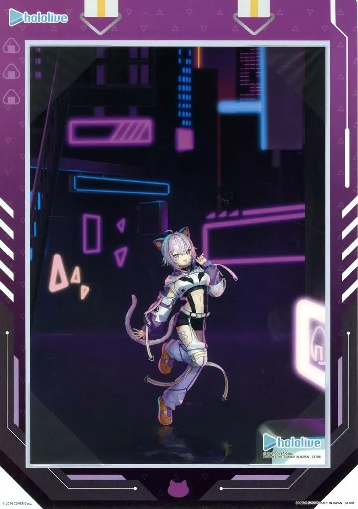 Nekomata Okayu - Ichiban Kuji - Ichiban Kuji hololive -Cyberpunk Style- - Illustration Board - hololive
