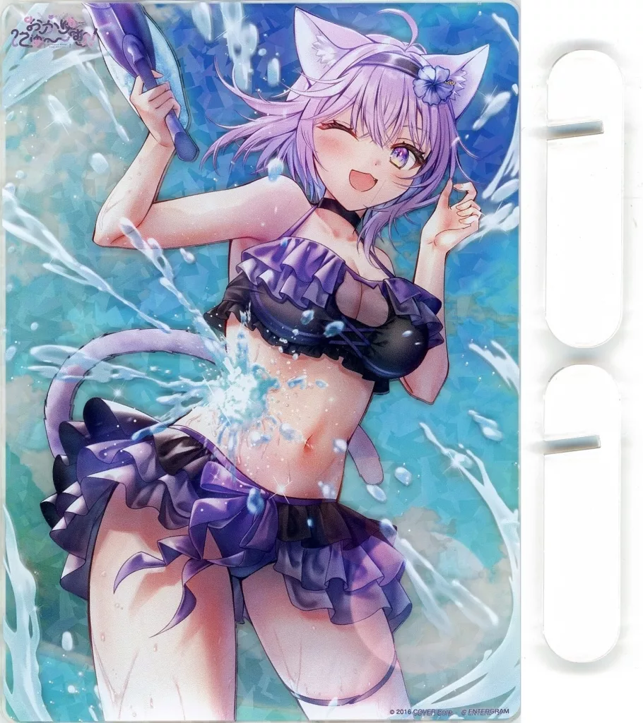 Nekomata Okayu - Acrylic Art Plate - Acrylic stand - hololive