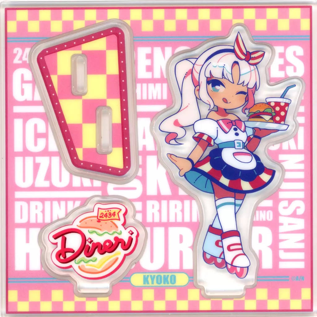 Todoroki Kyoko - Nijisanji 2434DINER - Acrylic stand - Nijisanji
