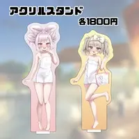 Noimine & Usatama Amyu - Acrylic Key Chain - Acrylic stand - Character Card - Hand-signed - VTuber