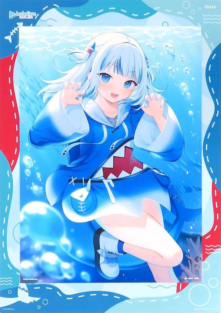 Gawr Gura - Illustration Board - Poster - Ichiban Kuji - Myth