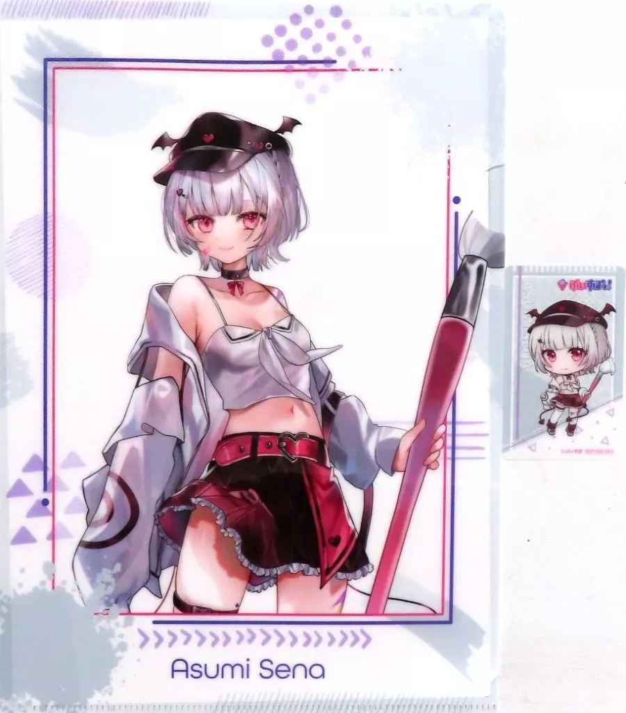 Asumi Sena - Bookmark - Plastic Folder - VSPO! (空澄セナ A4クリア