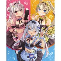 Natsume Eri & Kagura Nana - Hand-signed - Canvas Board - VTuber