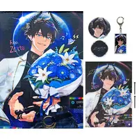 Ren Zotto - Tapestry - Badge - Acrylic Art Plate - Birthday Merch Complete Set - Acrylic Key Chain - Nijisanji