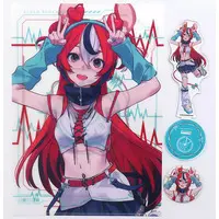 Hakos Baelz - Plastic Folder - Badge - Acrylic stand - Promise