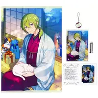 Shibuya Hajime - Key Chain - Birthday Merch Complete Set - Poster - Acrylic Art Plate - Nijisanji