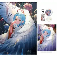 Moira - Tapestry - Badge - Acrylic Art Plate - Birthday Merch Complete Set - Acrylic Key Chain - Nijisanji