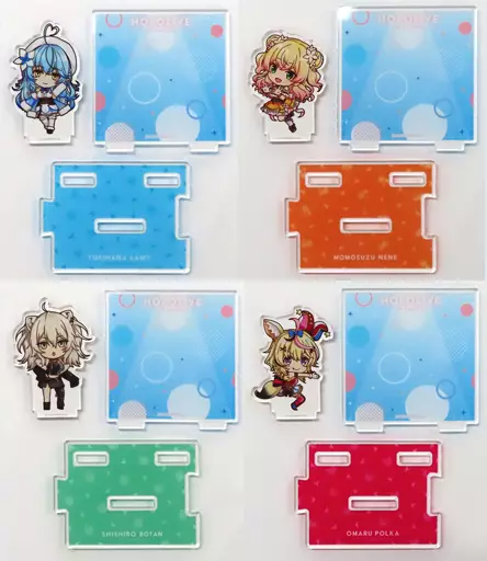 hololive - Acrylic stand - Omaru Polka & Shishiro Botan & Momosuzu Nene & Yukihana Lamy