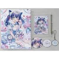 Yuki Chihiro - Badge - Acrylic Art Plate - Canvas Board - Birthday Merch Complete Set - Nijisanji