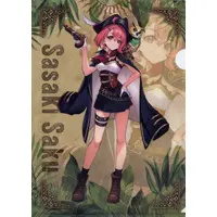 Sasaki Saku - Stationery - Plastic Folder - Nijisanji
