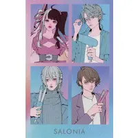 Nijisanji - Character Card - Kaida Haru & Yorumi Rena & Genzuki Tojiro & Kagami Hayato
