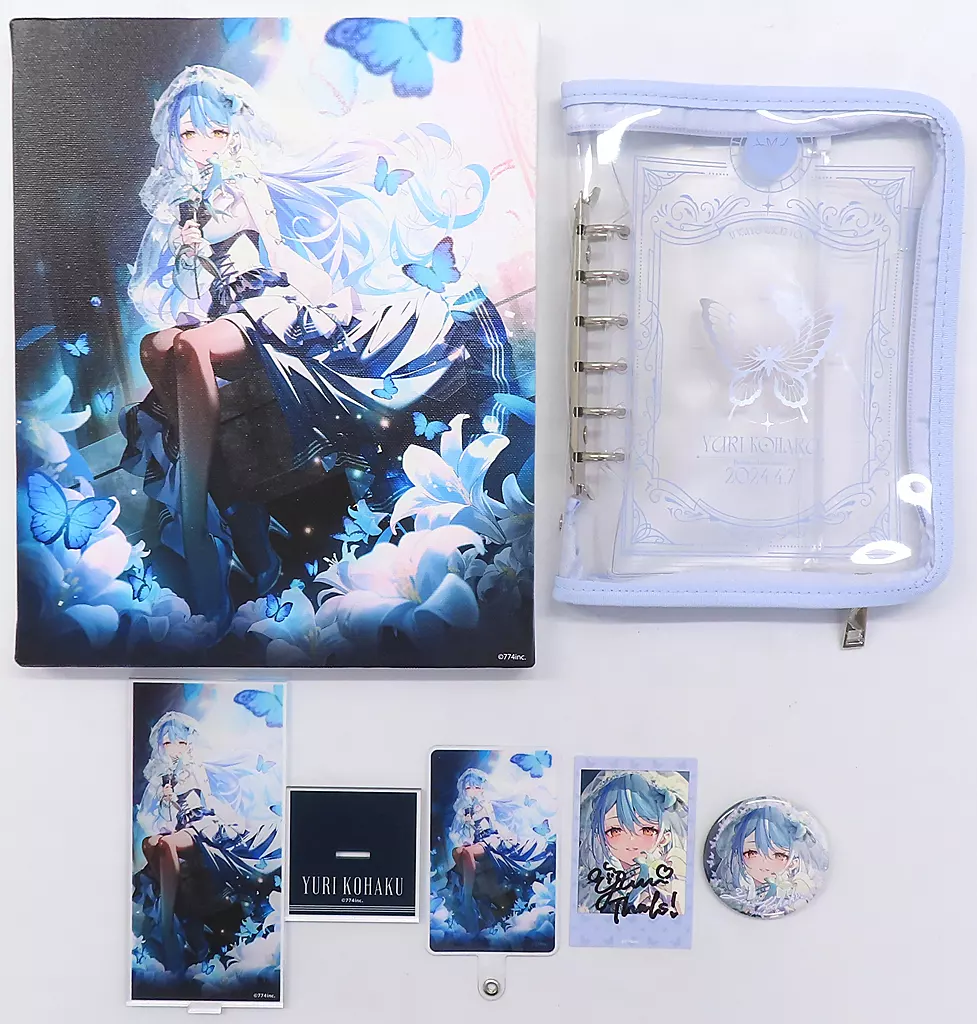 Kohaku Yuri - Phone Tab - Character Card - Hand-signed - Smartphone Accessory - Acrylic stand - Canvas Board - Badge - 774 inc.