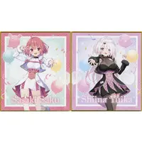 Shiina Yuika & Sasaki Saku - Illustration Board - Nijisanji
