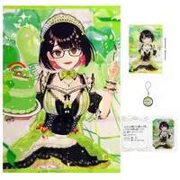 Seto Miyako - Key Chain - Birthday Merch Complete Set - Poster - Acrylic Art Plate - Nijisanji
