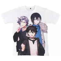 Nijisanji - Clothes - T-shirts - Fuwa Minato & Saegusa Akina & Mayuzumi Kai Size-M