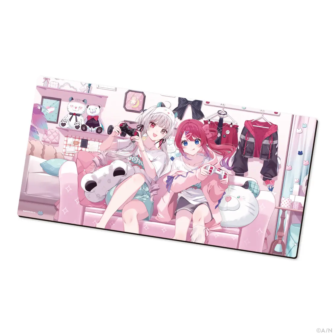 Kuramochi Meruto & Ishigami Nozomi - Desk Mat - Nijisanji