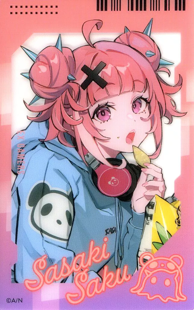 Sasaki Saku - Character Card - Nijisanji