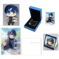 Hiodoshi Ao - Hand-signed - Necklace - Plush - Badge - Accessory Stand - Birthday Merch Complete Set - Character Card - hololive