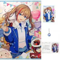 Kurusu Natsume - Key Chain - Poster - Acrylic Art Plate - Birthday Merch Complete Set - Nijisanji