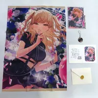 Sister Claire - Tapestry - Birthday Merch Complete Set - Acrylic Art Plate - Key Chain - Character Card - Nijisanji