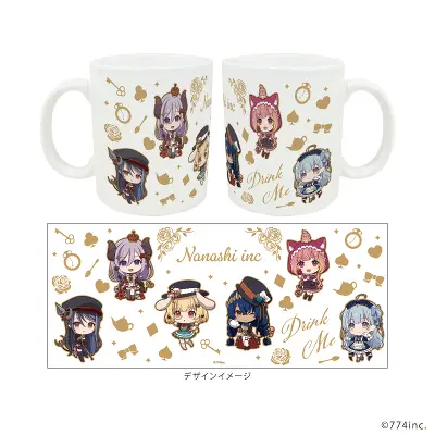 774 inc. (「ななしいんく」マグカップ(フルカラー)01/集合デザイン(ミニキャラ))