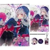 Reimu Endou - Acrylic Key Chain - Badge - Tapestry - Acrylic Art Plate - Birthday Merch Complete Set - Nijisanji