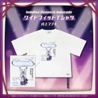 Shirakami Fubuki - Clothes - hololive Connect - T-shirts - hololive Size-L