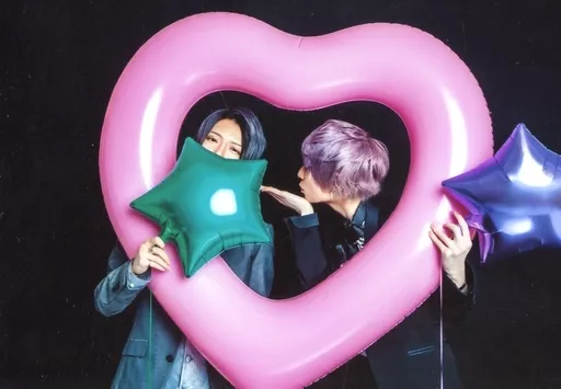 Yukimi & 3bu - Character Card - Portrait - mono palette.