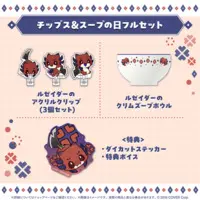 Crimzon Ruze - Complete Set - Stickers - Clip - Tableware - HOLOSTARS