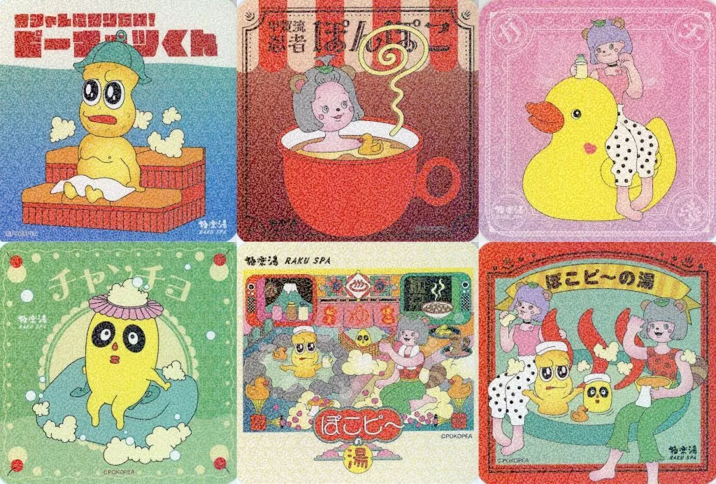VTuber - Tableware - Coaster - Chancho & Ponpoko & Peanuts-kun