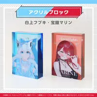 Shirakami Fubuki - Acrylic Block - hololive Magazine Series -Spotlight- - hololive