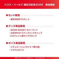 Hakos Baelz - Trading Card Supplies - Tableware - Birthday Merch Complete Set - Postcard - Desk Mat - Mug - Cap - Key Chain - Promise