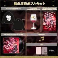 Mori Calliope - Clothes - Birthday Merch Complete Set - Poster - CD - Record - Tumbler, Glass - hololive English