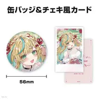 Tachitsute Toto - Character Card - Badge - Nijisanji