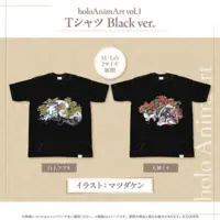 Ookami Mio - Clothes - T-shirts - hololive Size-M