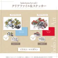 Shirakami Fubuki - Stationery - Stickers - Plastic Folder - hololive