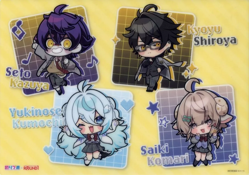 NoriPro - Desk Mat - Kyoyu Shiroya & Yukinose Kumochi & Seto Kazuya & Saiki Komari