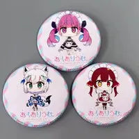 hololive - Badge - Houshou Marine & Minato Aqua & Shirakami Fubuki