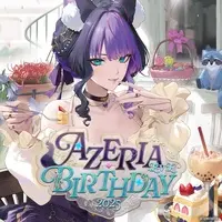 Azeria.EVE - Birthday Merch Complete Set - Stickers - Poster - Badge - Acrylic Art Plate - Specialite