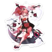 Kanata Io - Acrylic Key Chain - Key Chain - VTuber Size-70 x 70 (mm)