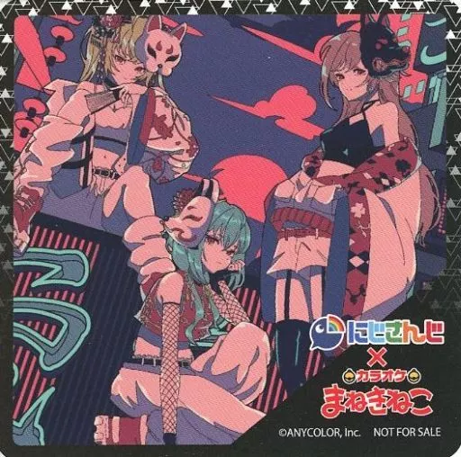 Nijisanji - Coaster - Tableware - Takamiya Rion & Hakase Fuyuki & Furen E Lustario