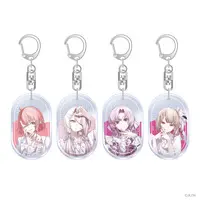 Nijisanji - Acrylic Key Chain - Key Chain - Makaino Ririmu & Hyakumantenbara Salome & Shiina Yuika & Sasaki Saku (Random Item)