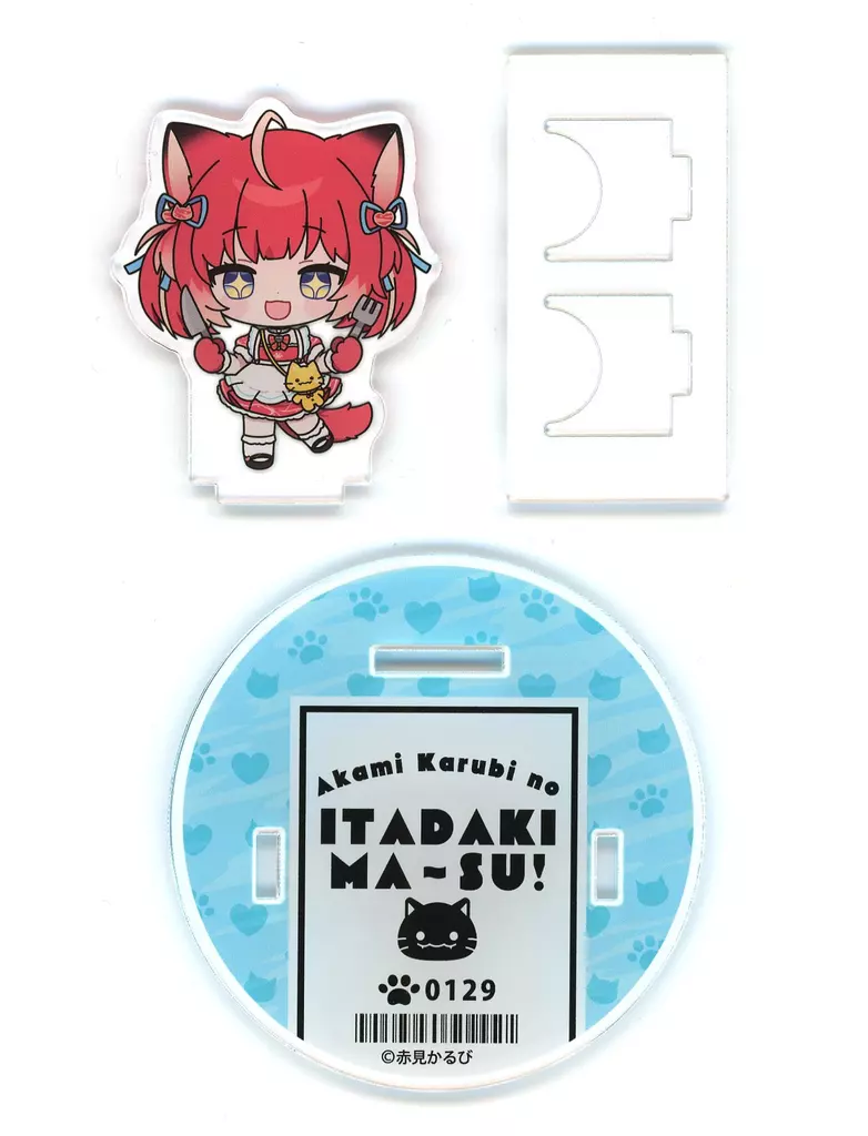Akami Karubi - DMM Scratch! - Chopstick rest - Acrylic stand - VTuber